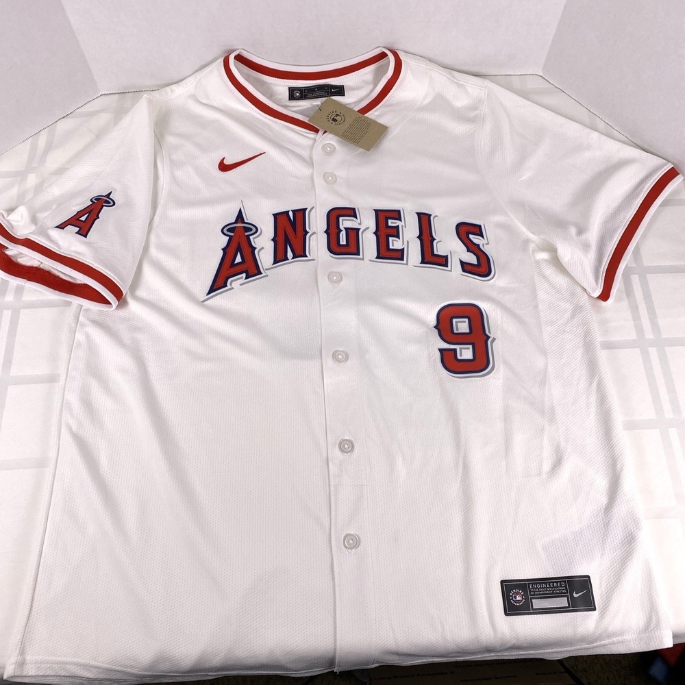 Los Angeles Angels Zach Neto #9 Nike White 2024 Official MLB Limited Jersey NWT